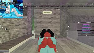 demon pounds massive futa cock until it erupts in wild futanari frenzy