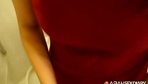 Thick Filipina Asian Takes Monster Cock Creampie in Bathroom Bendover