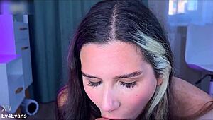 daddy come taste my sloppy deepthroat spit on your cock 😍💦