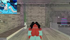 demon pounds massive futa cock until it erupts in wild futanari frenzy