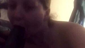 wanna see me deepthroat this huge black monster cock?