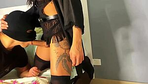 shemale big dick pounds guy's ass crossdressing anal fuck!