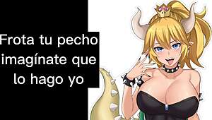 Bowsette's JOI CEI Instructions in Spanish Tease
