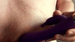 wanna see her dildo pound that wet milf pussy till she cums hard??