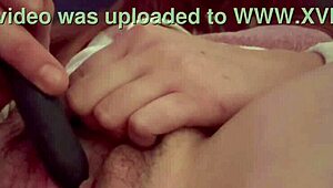 This Italian milf's swollen shaved pussy pumps solo when super horny