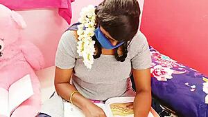 indian schoolgirl loses virginity first time fucking with dirty telugu talk closeup