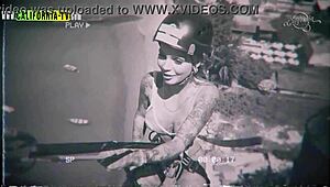 Brazilian lesbians bare it all in paradise spots!