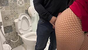 i'm pounding this tall big-ass secretary in the office bathroom till creamy creampie explosion