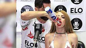 Blonde Bombshell Michu Teases Huge Tits and Big Ass in Spicy Casting Interview