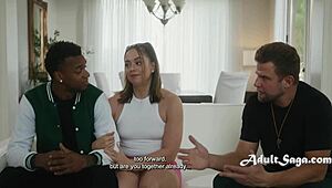 Coach's Girlfriend Sophia Burns Creampied by Vince in MMF Taboo Deception Fuck