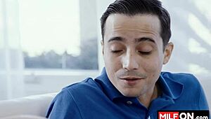 I'm so horny for my stepson's cock after seducing him with my amazing big natural tits and juicy slimthick booty!