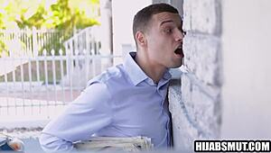 Muslim girl forced to fuck American guy, right?