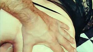 skinny lingerie wife takes monster cock from hubby every day