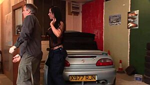 kerry spreads wide takes hard pounding ends with facial blast