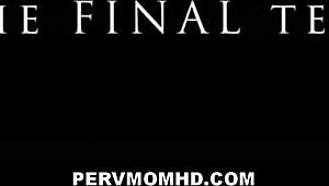 Pervmomhd Jessica Aaren's Big Tits Stepmom Pussy And Ass Fucked To Orgasm By Stepson's Monster Cock In POV!