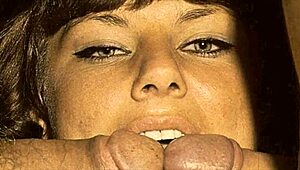 Indian Vintage Bisexual Threesome Features One Mouth on Two Hairy Cocks