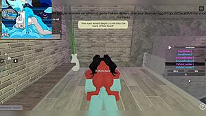 demon pounds massive futa cock until it erupts in wild futanari frenzy