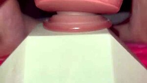 Wow! Tiny Redhead Rides Fence Post Cock Hard!