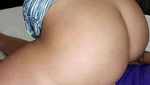 canela skin rides alberto blanco's monster spanish cock in intense cowgirl pounding