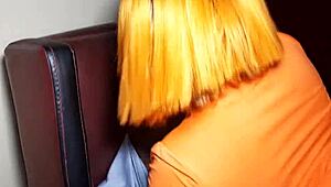 Ebony Babe Begs for Long BBC Deep in Her Squirting Pussy Doggystyle