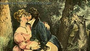 vintage erotic hairy illustrations explode with raw antique passion!