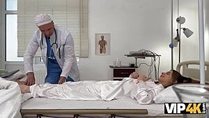 Vip4k. Horny RUSSIAN teen blogger SEDUCES doctor and gets FUCKED in ALL HOLES at hospital