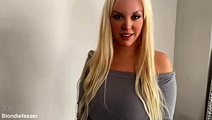 A Horny Officer Arrests Me For Dirty Cock Sucking And Fucking Blondie Fesser!