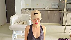 Linzilyn Sucks Stranger Neighbor's Monster Cock to Gushing Cumshot