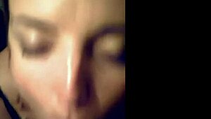 Submissive Amateur Slut Deepthroats Fat Cock in Bent Over POV!