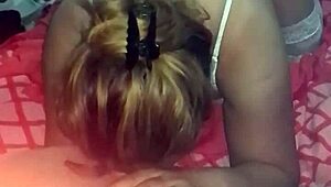 Cellphone captures me fucking sexy lingerie Latina's thong-clad pussy upfront