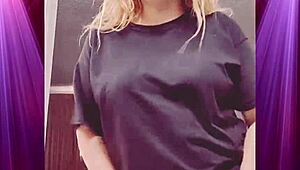 Intense Booty Shaking in Boyfriend's Tight Clothes