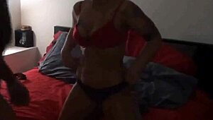 cheating wife pounded hard in hotel takes deep creampie