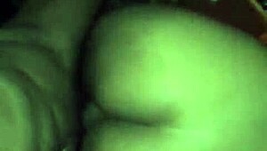 big ass bounces hard on young lad's fat cock outdoors