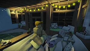 damn roblox teen rides monster cock for wild sexy fucking action