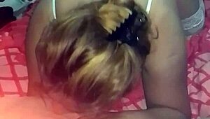 Cellphone captures me fucking sexy lingerie Latina's thong-clad pussy upfront