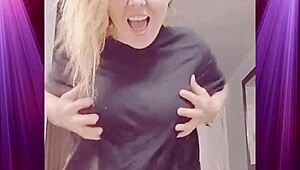 Intense Booty Shaking in Boyfriend's Tight Clothes