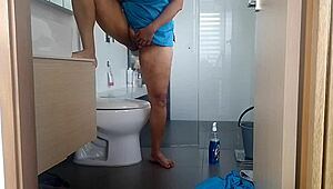 brazilian latina maid keeps job riding huge dildo vibrator bent over kitchen counter doggystyle