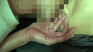 Cunnilingus Slips Up Sexy Japanese Bride's Pussy in Car!