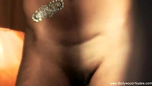 uhh cute exotic indian dancer strips teasing her curves all off...