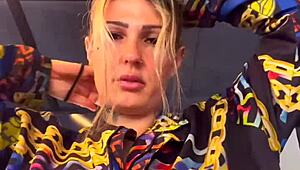 see-thru bikini gym tease copacabana beach got us wet 😏💦