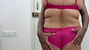 Hubby, feel my bikini tits during handjob?