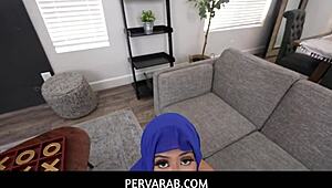 Does Pervarab's Binky Beaz Suck Bobby Beefcakes Cock Perfectly?!