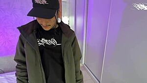 hey you called the repairman for internet but wanna deepthroat his cock instead?