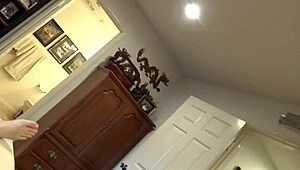 scarlett johnson housewife gags deep on cock pov but can she handle the hardcore choking fuck?