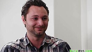 I pour sensual nuru gel naked on wet teen pussy massaging xxlayna marie and brad sterling