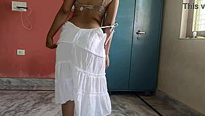 that curvy ebony neighbor babe oils up her fat ass for your tongue worship