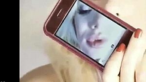 Luciana Salazar snaps selfies with her CELLULAR closeup