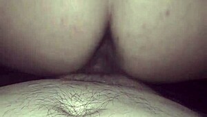 Short Dominican BBW Rides Big Cock in Homemade Cowgirl Belly Bounce