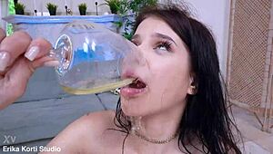 beautiful teen sofa weber uh takes monster cock piss an' hard anal poundin' eks447