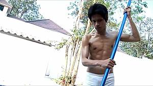 Sexy asian ladyboy fucked doggystyle in heels! 🔥👠